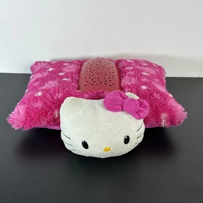 Hello Kitty Pink Dream Lites Pillow Pets Plush Night Light Projector 12" Tested - Image 1 of 4