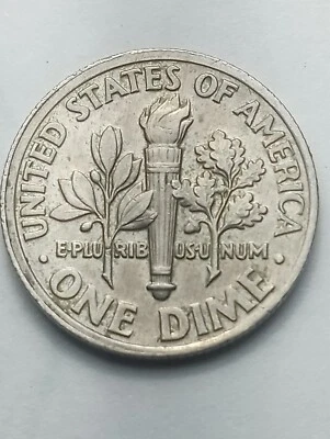 1999 P REV. Slightly Off Center Roosevelt Dime,Mint Error Coin,Free Shipping!!! - Image 1 of 4