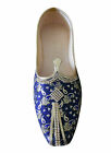 Men Shoes Mojari Indian Wedding Handmade Golden Loafers & Slip Ons Jutties Us 7