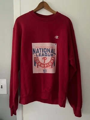 Champion 2009 Philadelphia Phillies National League Champions Sweatshirt Large - Image 1 of 4