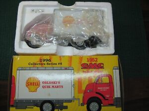 1996 First Gear 1/34 Shell GMC 1952 Orloski’s Quik Marts Van Bank 29-1981 NEW