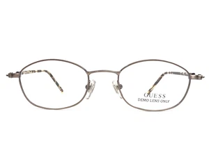Vintage Guess Eyeglasses Frames GU596 ABR Gray Silver Tortoise Wire 48-20-140 - Picture 1 of 13