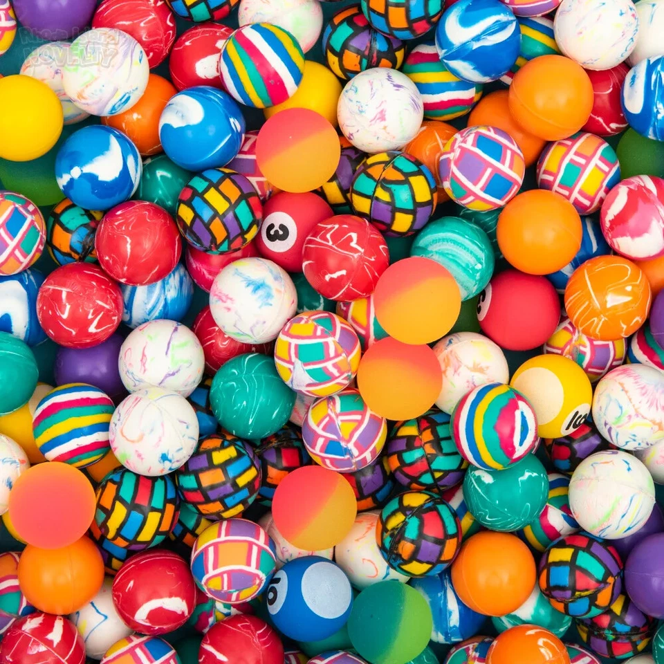 27mm (1.06") Assorted Mixed Bouncy Balls (250 ct.) - Image 1 of 2