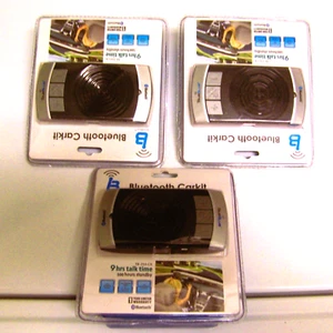 LOT of 3 True Blue TB-250 CK Bluetooth Carkit 9 Hrs Talk Standby Speakerphones - Picture 1 of 2