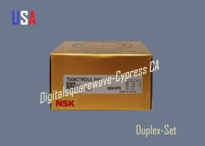 NSK 7008CTRDULP4Y Abec-7  NSKHPS Spindle Bearings. (Set of Two) - Picture 1 of 2