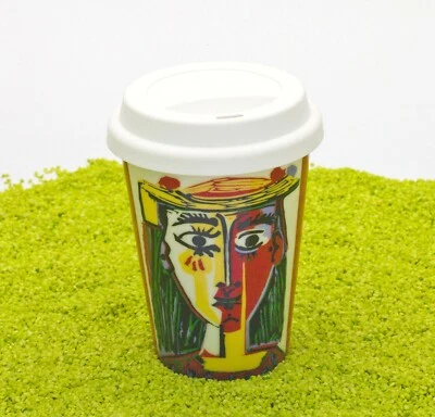 Könitz Porzellan Coffee to Go Becher Picasso - Femme au Chapeau 380ml - Bild 1 von 4