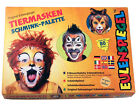 Eulenspiegel Schmink-Palette Tiermasken mit Schmink-Anleitung für ca. 80 Masken