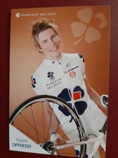 CYCLISME carte cycliste YOANN OFFREDO équipe FRANCAISE DES JEUX 2008