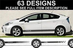 para toyota prius rayas laterales calcomanías pegatinas gráficos rayas toyota - Imagen 1 de 1