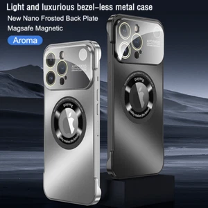 Für iPhone 15 14 13 Aluminium Rahmenlos Magnet Magsafe Linsenschutz Handy Hülle - Bild 1 von 14