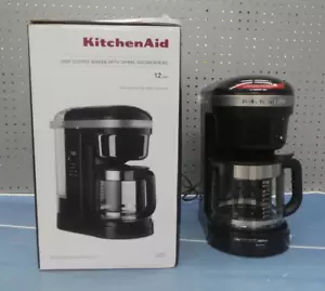 KitchenAid Drip Coffee Maker with Spiral Showerhead 12 Cups KCM1208OB - Picture 1 of 9