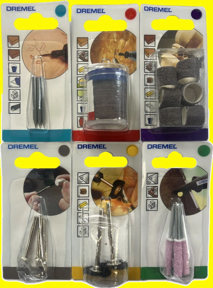 DREMEL Multifunktionswerkzeuge Zubehör original: Reinigen / Polieren (gelb)