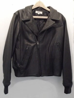 NUEVA CHAQUETA MOTERA DE CUERO PARA HOMBRE $1000 CPT COCKPIT Commander HIGHWAY PATROL Moto L Foto 1 de 4
