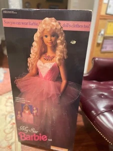 1992 Mattel MY SIZE BARBIE Doll Lifesize With Box - Picture 1 of 1