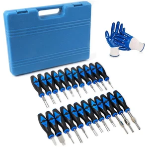 23pcs Car Terminal Removal Kit Electrical Wire Crimp Connector Pin Release Tool - Picture 1 of 13
