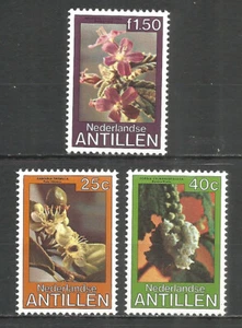 Antillas Neerlandesas 1979 año como nuevo estampillas montadas (**) Michel # 398-400 flores - Imagen 1 de 1