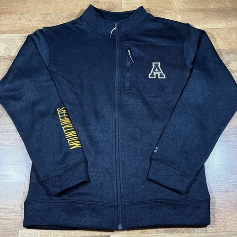 NCAA Appalachian App State Mountaineers Full Zip Jacket Men’s Size M Fancy NEW Cover