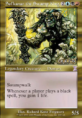 SOL'KANAR THE SWAMP KING X4 4 4X Time Spiral MTG Magic Cards DJMagic - Image 1 of 1