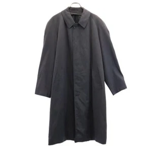 Pierre Cardin Silk wool blend Stainless collar coat 96A7 Navy Men's - Picture 1 of 10