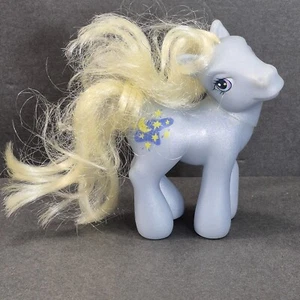My Little Pony G3 Moon Dancer Brushable Hair Blue Moon Stars Hasbro 2002 - Picture 1 of 13