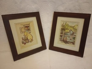 (2) Winnie Puuh gerahmte Bilder - Disney - Pooh and Honey, Christopher Robin - Bild 1 von 10