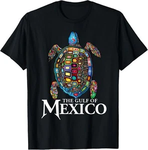 Graphic Sea Turtle Gulf of Mexico Never Forget Trump T-Shirt Hoodie - Picture 1 of 14