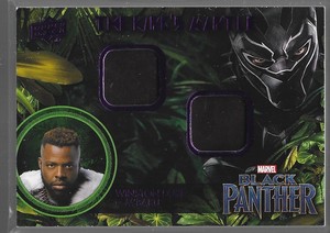 UD Marvel Black Panther Costume Relic Winston Duke as M'Baku KM-MB