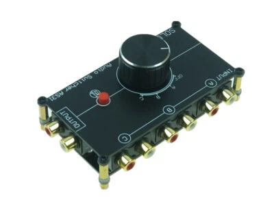 3 in 1 Out RCA Stereo Audio Source switcher Switch Signal selector Splitter scha - Image 1 of 4