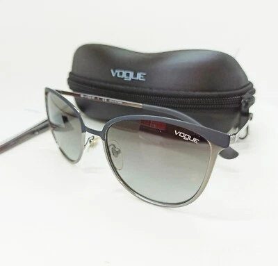 全新 罕见 VOGUE 太阳镜 VO4002-S 995-S/11 55 灰色/金属灰色渐变镜片 — 第 1/4 张图片