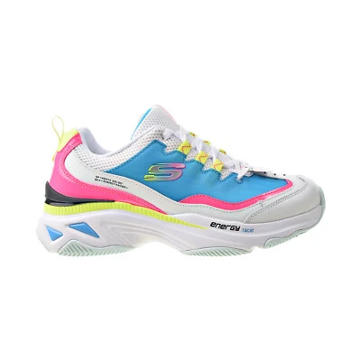 Skechers Energy Racer-She's Iconic Women's Shoes White-Blue-Pink 149374-WBLP - Image 1 of 4