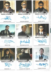 The Umbrella Academy - Autógrafo reliquia y selección de tarjetas de boceto casi nuevo Rittenhouse - Imagen 1 de 51