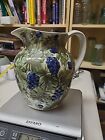 John+B+Taylor+Pottery+Bulbous+Grape+Pitcher.+Uhl+Mold.++About+8+Inches