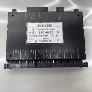 01-09 Módulo de control asiento delantero izquierdo mercedes clase c a2118704626 fabricante original - Imagen 1 de 5