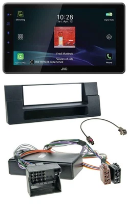 JVC DAB MP3 Bluetooth USB Autoradio für BMW X5 E53 5er E39 Ablagefach Quadlock A - Bild 1 von 4