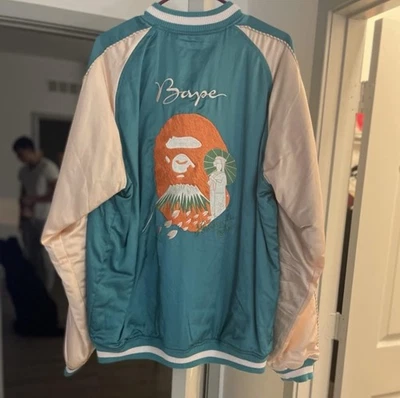 BAPE Tokyo Souvenir Pink/Blue Jacket Size XXL - Image 1 of 3