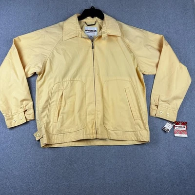 Винтажный McGregor куртка мужская большой Harrington полный молнии новый с Ярлыками 80-х хлопковая смесь - Изображение 1 из 4