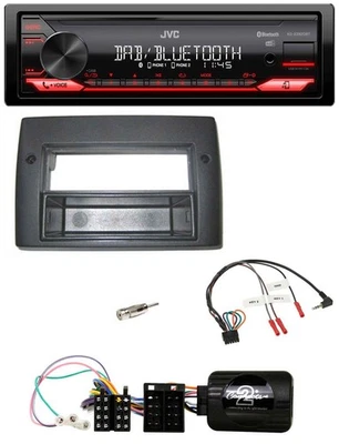 JVC Bluetooth USB DAB Lenkrad Autoradio für Fiat Stilo 2001-2007 Profi Ablage - Bild 1 von 4