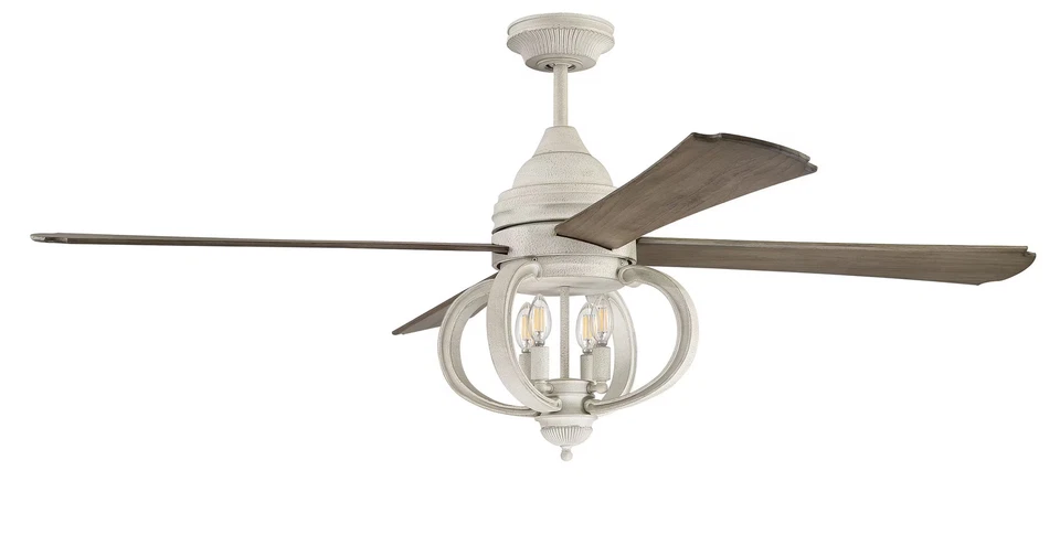 Cottage White 60"Ceiling Fan from the Augusta Collection - Image 1 of 1