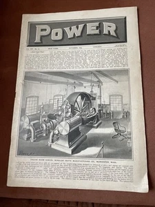 POWER Magazine October 1895 Industrial Engineering Construction Advertisement RR - Imagen 1 de 8
