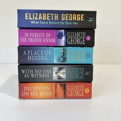 Elizabeth George Book Bundle x5 Paperback Mystery Inspector Lynley Series - image 1 of 4