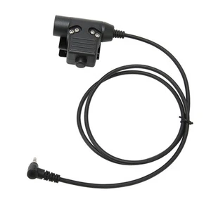 `Ppt Push To Talk Adapter 3.5Mm 1Pin Back Clip 2 Way Radio Adapter For Rete - Zdjęcie 1 z 12