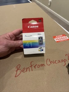 Sealed Canon ChromaLife100 41 Color Ink Cartridge CL-41 PIXMA Expired April 2022 - Picture 1 of 8