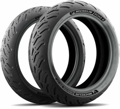 Michelin Road 6 Rear Tire - 140/70ZR17 140/70-17 (W) 50118 0302-1604 87-93107 - Image 1 of 4