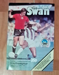 The Swan Swansea City vs Southampton 13th April 1982 Division 1 Programme (65) - Picture 1 of 2