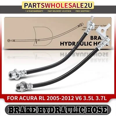 Manguera hidráulica de freno lateral izquierdo y derecho trasero para Acura RL 2005-2010 2011 2012 Foto 1 de 4