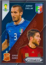 Giorgio Chiellini / Sergio Ramos 2014 Prizm World Cup Matchups Insert Card #22