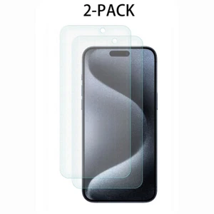 2X Protection d'écran en Verre Trempé Mat Antireflet pour Apple iPhone 16 Pro Max - Photo 1 sur 5