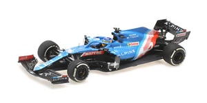 Minichamps 1/43 ALPINE F1 TEAM A521 FERNANDO ALONSO QATAR GP 2021 Modelo - Imagen 1 de 3
