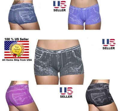 Sexy Para Mujer Elastizado Apretado Yoga Sin Costuras Playa Niño Ropa Interior Corto - $5.99 S1724 Foto 1 de 3