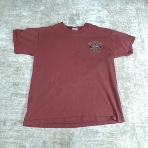 Camiseta De Colección Whitefish Montana Para Hombre Talla M Granate Bordada Puntada Única EE. UU. - Imagen 1 de 10